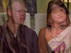 Tussi, Paar, Gruppe, Küssen, Party, Pool, Realität, Swingers