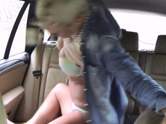 Leie, Blondine, Blasen, Hd, Lingerie, Öffentlich, Spanner