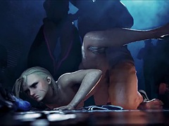 Dreidimensional, In den arsch, Grosser schwanz, Schwarz, Schwarz, Gruppensex, Hardcore, Titten