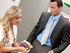 デカ尻, デカチン, デカパイ, ブロンド, フェラチオ, バック