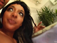 Anal, Chica, Negro, Corrida, Doble penetracion, Ébano, Sexo duro