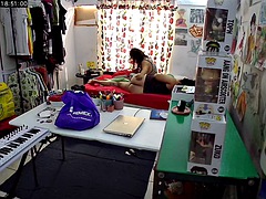 素人, ぽっちゃり, ぽちゃ, 大学生, 教師, のぞき, ウェブカメラ, 妻