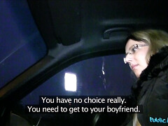 素人, ブロンド, フェラチオ, 浮気者, 中出し, アウトドア, 公共