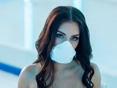 Brunette brune, Doigter, Béant, Lingerie, Masturbation, Seins naturels, Solo, Adolescente