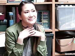 Asiatisch, Blasen, Geschnappt, Hundestellung, Rasiert, Dürr, Jungendliche (18+), Titten