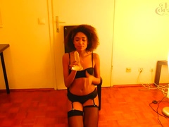 素人, 黒人, 黒人, 女, Hd, ヒール, オマンコ, 一人