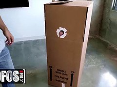 Naughty Teen (Gabriela Lopez) Comes In A Surprise Box Ready To Ride Huge A Cock