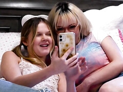 Coco Lovelock and Ava Sinclaire licking pussies in the bedroom