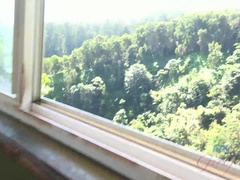 Amateur, Exhib, Petite amie, Embrassement, Pov, Fumer, Allumeuse, Nénés