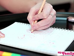ブロンド, フェラチオ, 中出し, 女, ハードコア, なめる, オーガズム, フェラする