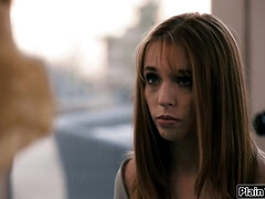 デカパイ, フェラチオ, チン, 異人種間, 淫乱熟女, 赤毛, 義母, 三人