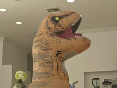 Latina teen stepsister stalked by TREX loving lesbian during hoverboard sex