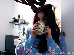 Enthousiasteling, Kont, Pijpbeurt, Sperma shot, Vingeren, Gezichtspunt, Kut duiken, Roodharige vrouw