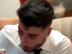 Grote mammen, Blond, Rondborstig, Hondjeshouding, Sperma in gezicht, Grappig, Moeder die ik wil neuken, Moeder