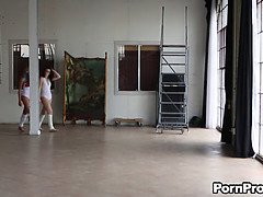 デカチン, ブロンド, フェラチオ, チン, Hd, なめる, オーガズム, オッパイの