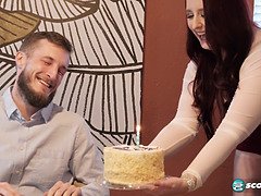 Andi Ray's Birthday present: a steamy pussy-fucking and ass-banging for the lucky birthday boy!