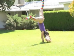 Nahaufnahme, Tanzen, Kleid, Extrem, Absätze, Massage, Orgasmus, Sport