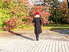 Enthousiasteling, Grote mammen, Blond, Hd, Moeder die ik wil neuken, Natuurlijk, Buiten, Openbaar