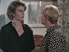 Brunette brune, Italienne, Public, Plan cul à trois, Rétro ancien