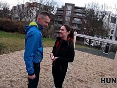 Mooi, Pijpbeurt, Bruinharig, Man die toekijkt, Tsjechisch, Europees, Hd, Realiteit