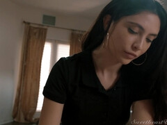 Arsch, Braunhaarige, Lecken, Massage, Natürlichen titten, Piercing, Muschi, Titten