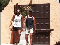 Braunhaarige, Aufs gesicht abspritzen, Gruppe, Interrassisch, Latina, Lesbisch, Titten, Vintage