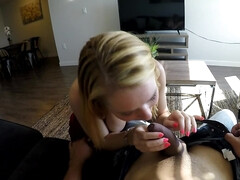 Experienced man likes to film him fucking girlfriend Raylin Ann