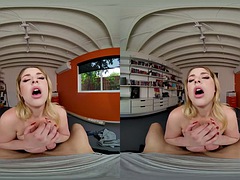 Tridimensionnel, Gros seins, Blonde, Hard, Pov, Réalité, Adolescente, Nénés