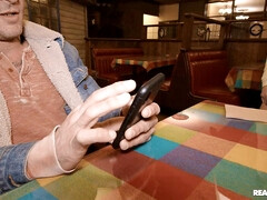 Большие сиськи, Минет, Брюнетки, Кончили внутрь, Глубокая глотка, Член, Затыкание рта, Бритые