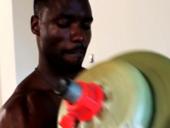 Zwart, Homo, Hd, Masturbatie, Spier