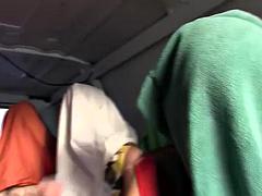 Lieveling, Bondage discipline sadomasochisme, Grote mammen, Blond, Bruinharig, Groep, Lesbisch, Tieten likken