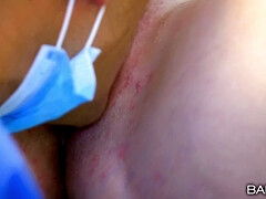 Blonde, Léchez, Maman, Seins naturels, Infirmière, Polonais, Chatte, Uniforme