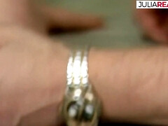 Arsch, Blondine, Dildo, Deutsch, Muschi, Retro, Spielzeuge, Nass