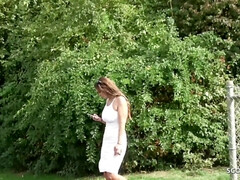 Amateur, Gros seins, Tir de sperme, Allemand, Hard, Réalité, Seins flasques, Branlette espagnole