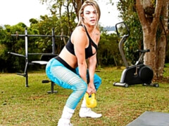 Arsch, Blondine, Hundestellung, Handjob, Lecken, Sport, Jungendliche (18+), Titten