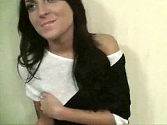 dark-haired cocktail waitress having more supreme sex in a motel