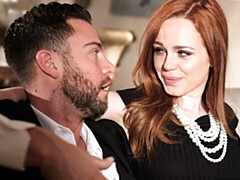 Grote kont, Grote lul, Pijpbeurt, Harig, Kut duiken, Roodharige vrouw, Geschoren, Tiener