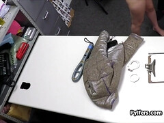 Pierced Asian nipples make officer hot