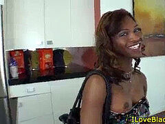 Arsch, Schwarz, Schwarz, Wichsen, Masturbation, Arsch lecken, Transfrau, Strümpfe