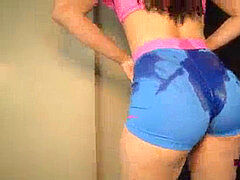 Big-ass, anal-masturbation, youthful