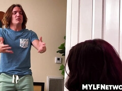 Gros seins, Femme couguar, Tir de sperme, Queue, Faciale, Fétiche, Léchez, Rugueux