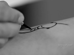 Kont, Grote mammen, Bruinharig, Tepels, Geschoren, Lang