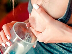 ブロンド, バック, ドレス, フェティッシュ, 淫乱熟女, 母乳, 剃毛, オッパイの