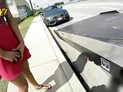 茶髪の, 車, 顔射, Hd, ラティーナ