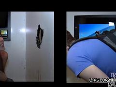 Amateur str8 fooled in gloryhole