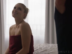 爸, 娘, ハードコア, なめる, お仕置き, オマンコ, 剃毛, オッパイの