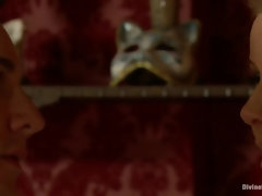 Dildo, Fingern, Erniedrigung, Orgasmus, Muschi, Rau, Sklave, Hintern versohlen