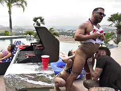 Anal, Lécher le cul, Bisexuelle, Sucer une bite, Homosexuelle, Groupe, Poilue, Hard