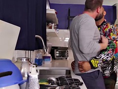 Arschlecken, Grosser schwanz, Blasen, Schwul, Handjob, Hardcore, Latina, Realität