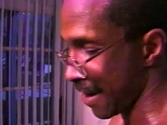 Grote lul, Zwart, Bruinharig, Stel, Zwart, Interraciaal, Oud